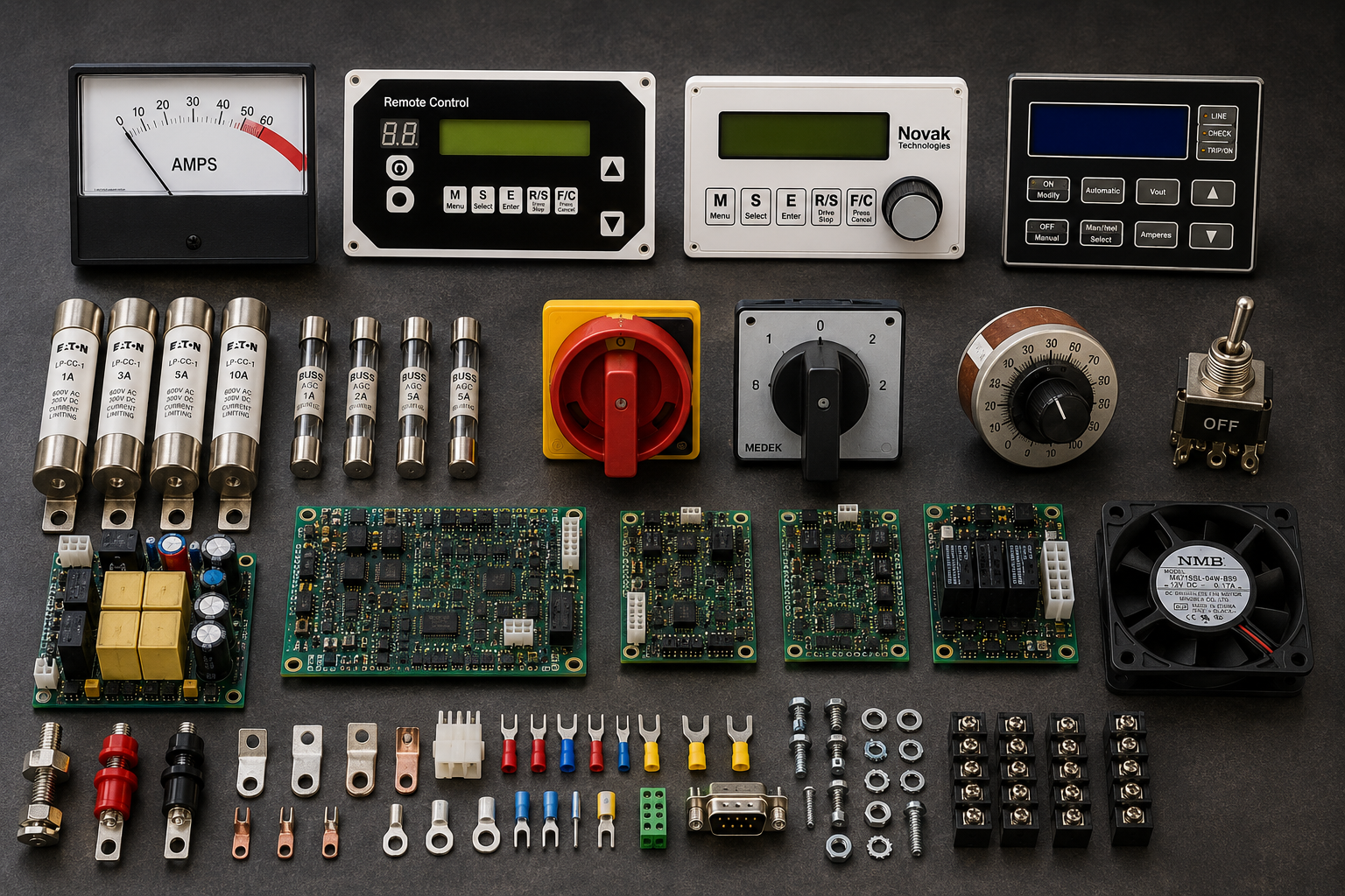 Rectifier components maintained in stock for repair service